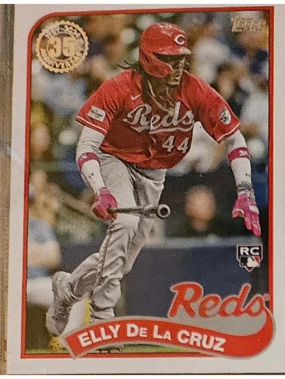 Elly De La Cruz (RC) 2024 Topps Series 1 1989 Topps Rookie #89B-69 Reds RC